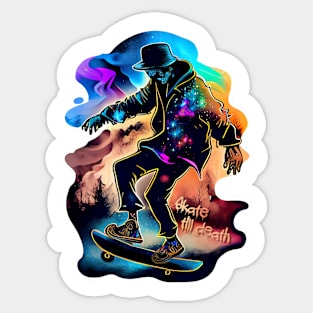 Skate Till Death Sticker